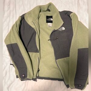 The North Face Green and Gray Jacket